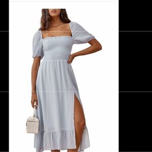 Reformation Meadow Dress Large EUC